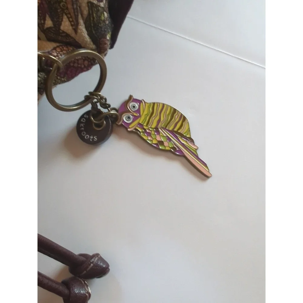 SAKROOTS  Owl Backpack Artist Circle Small Charm Whimsigoth Mini Bag Granola
